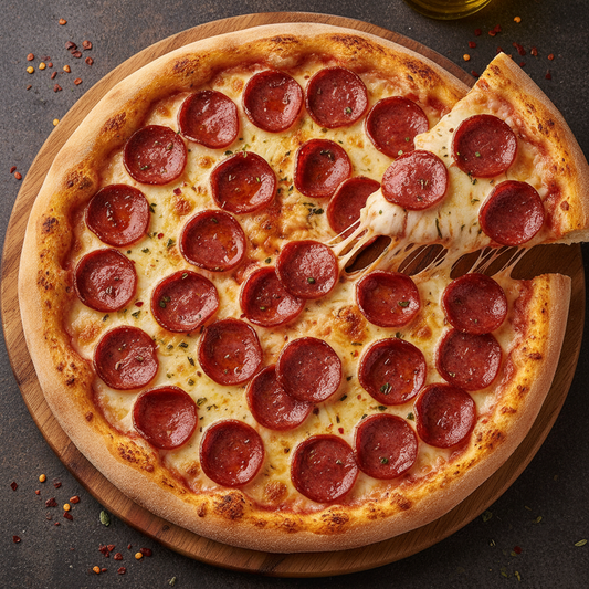 Beef Pepperoni Pizza