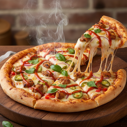 Chicken Bonfire Pizza