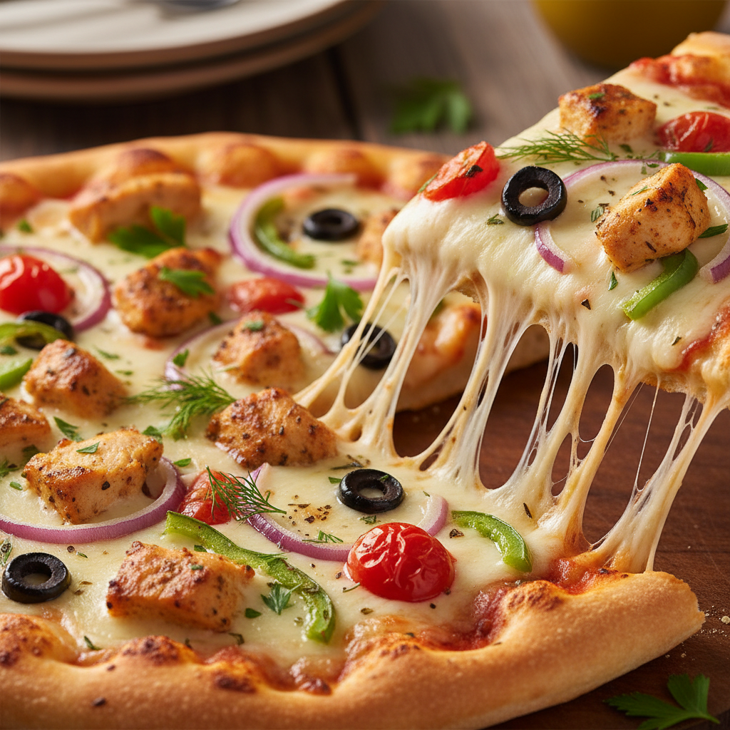 Chicken Euro Pizza