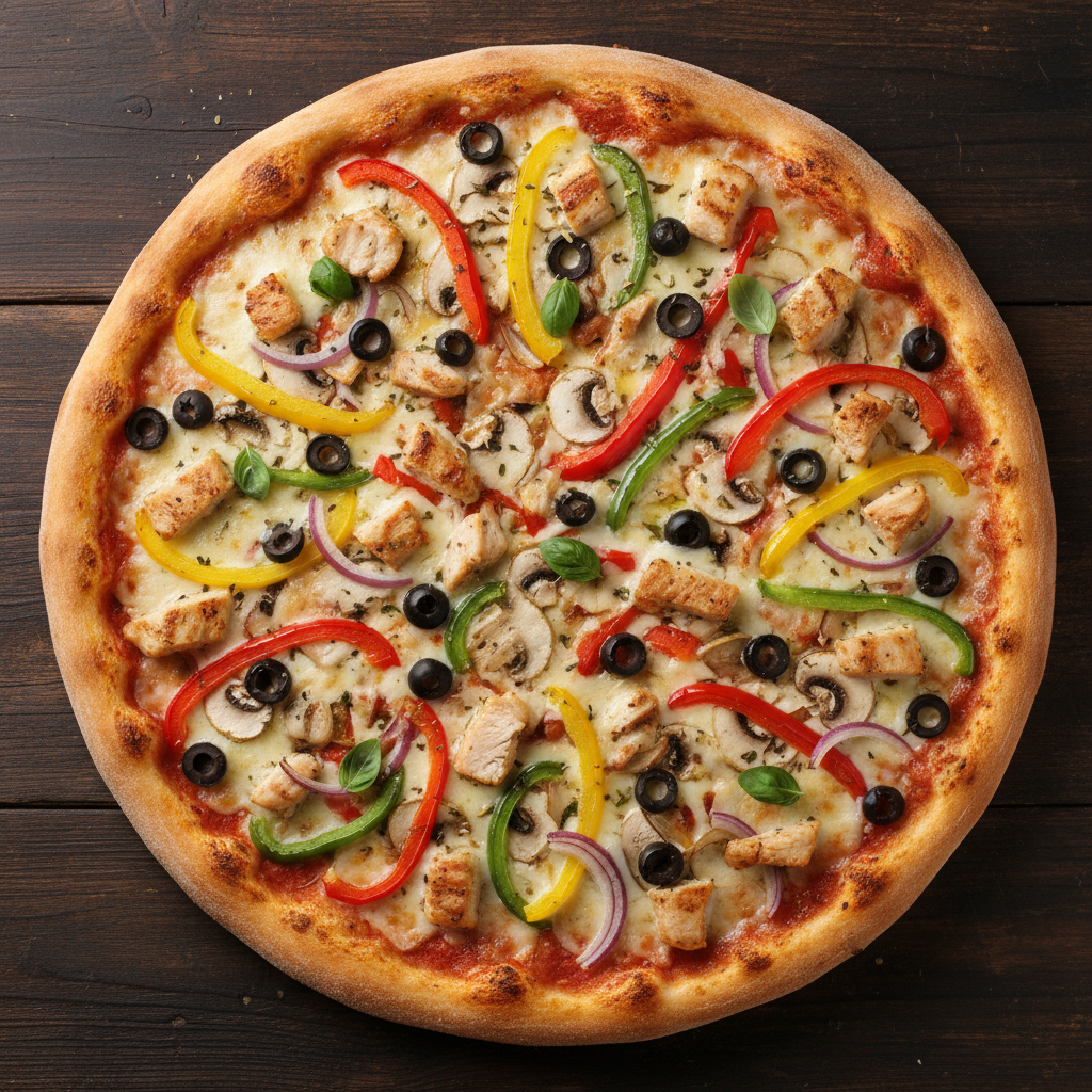 CHICKEN SUPREME PIZZA