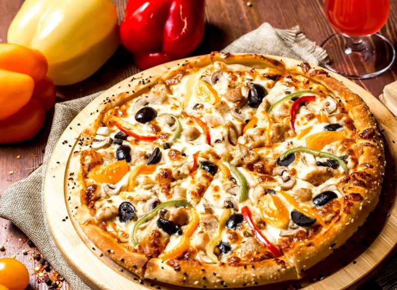Chicken Bonfire Pizza